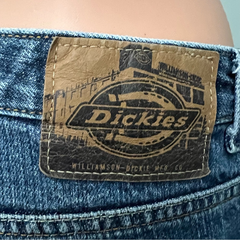 Dickies Relaxed Fit Bootcut Medium Wash Jeans Size 8 Regular - Picture 14 of 16